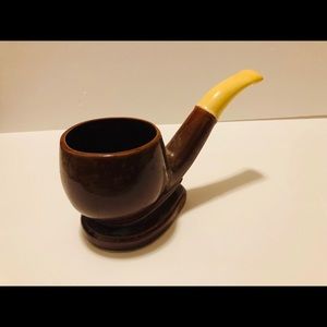 Vintage pipe-shaped home bar decor